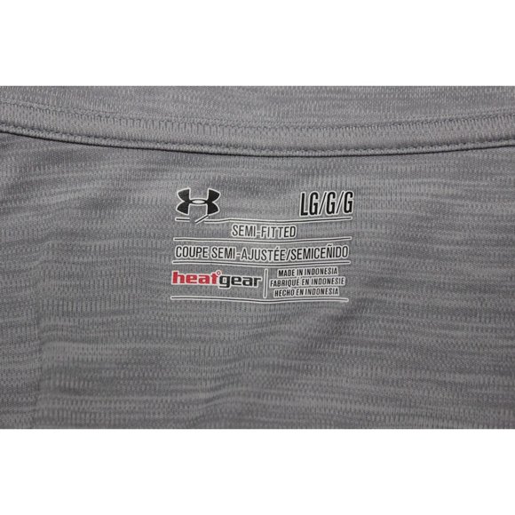 Under Armour women's semi fitted 1/4 zip mock neck heat gear performance top - Picture 7 of 15